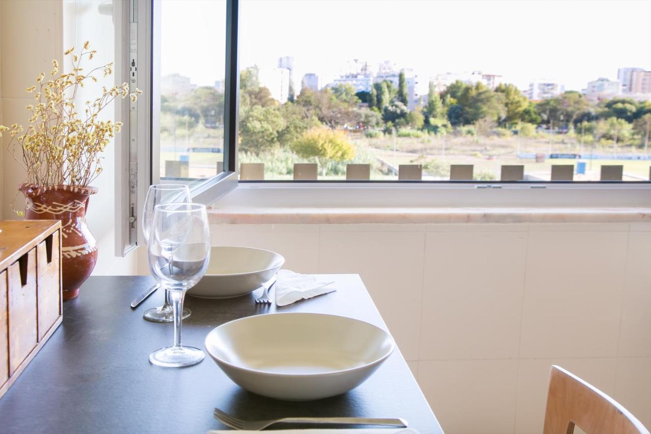 Apartamento central Setúbal sossegado e com luz Exterior foto